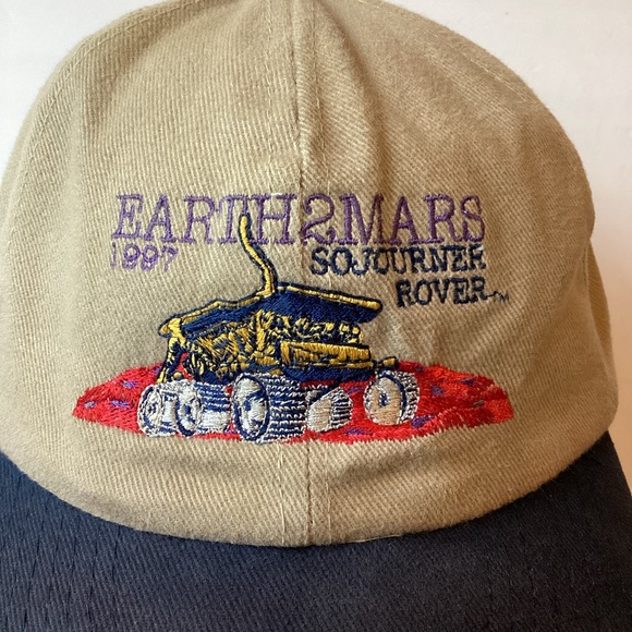 Vintage 1997 Earth to Mars Sojourner rover Adjustable Hat extremely rare! NASA
